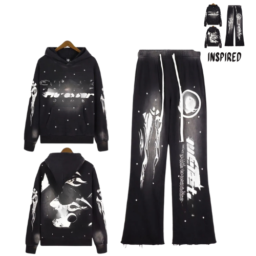 HELL 1ST4R TRACK SUIT washed-out