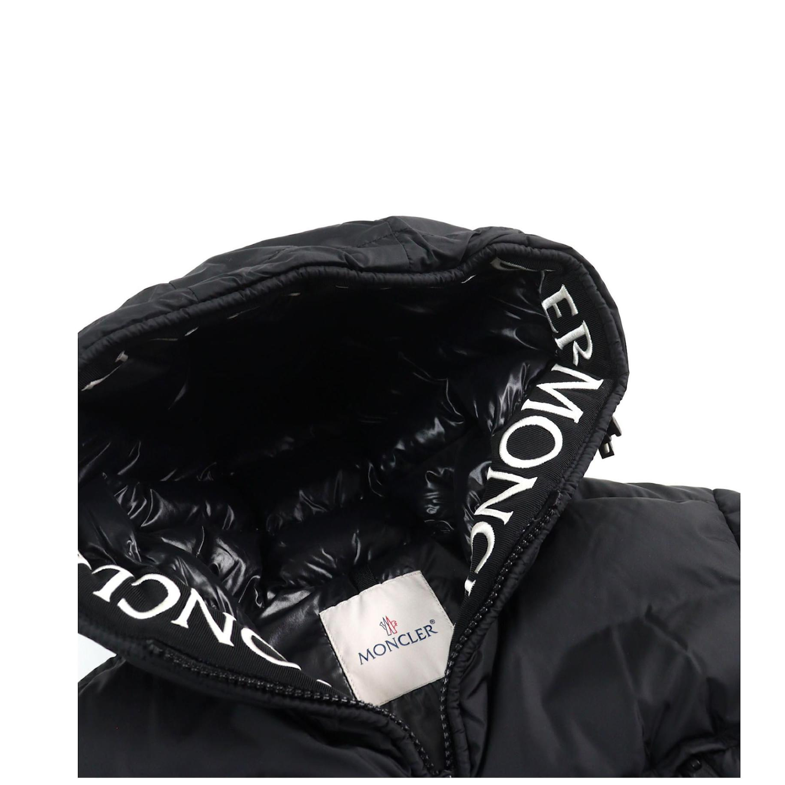 Moncler MONTCLA GIUBBOTTO Nylon Down Jacket Black