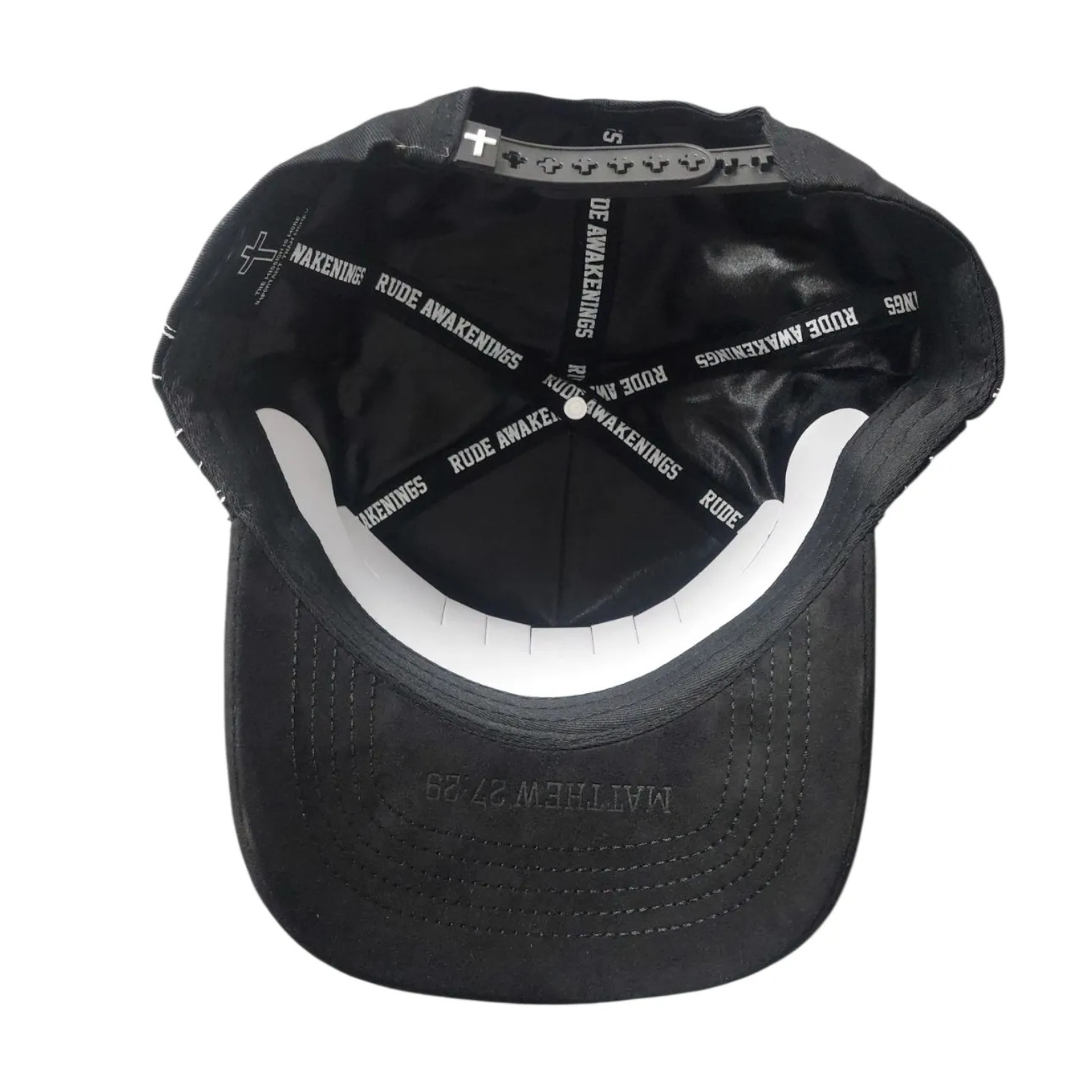 Gorra Rude Awakenings Jesus Christ Negro