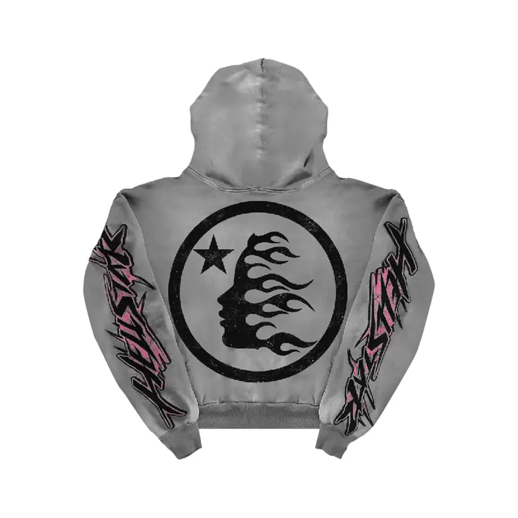 Hellstar Future Flame Hoodie 'Grey'