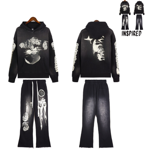 HELL 1ST4R TRACK SUIT Black Yoga